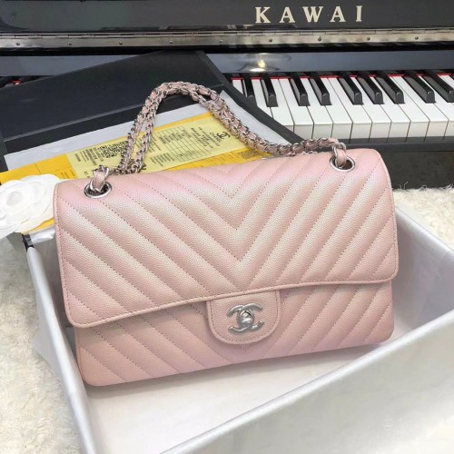Chanel 2.55 Series Flap Bag Leder A1112CF Pink