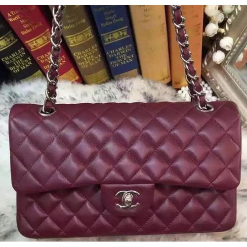 Chanel 2.55 Series Flap Bag Original Schafsleder A09765 Burgund