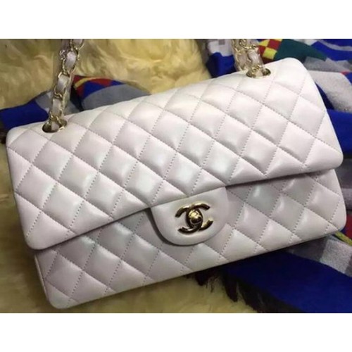 Chanel 2.55 Series Flap Bag Original Schafsleder A09765 OffWhite