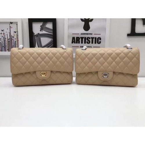 Chanel 2.55 Series Flap Bags Original Cannage Muster A1112 Apricot