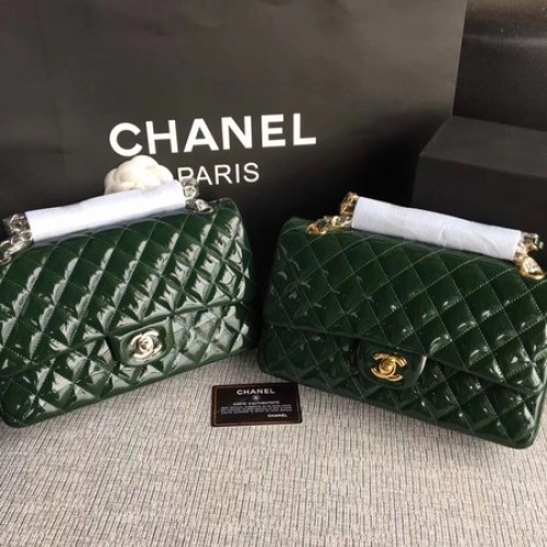 Chanel 2.55 Series Flap Bags Original Leder A1112 Grün