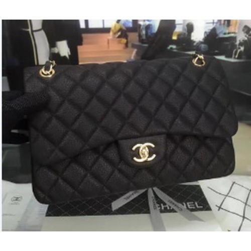 Chanel 2.55 Series Flap Bags Original Leder B5024 Schwarz