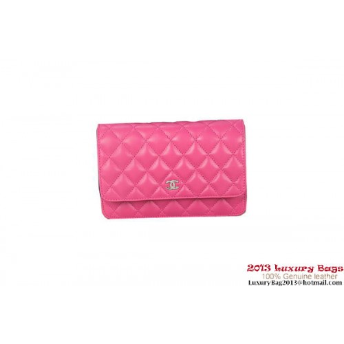Chanel A33814 Original Lammfell Leder Mini Flap Bag Rose