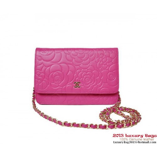 Chanel A47421 Rose Lammleder Mini Flap Bag Gold