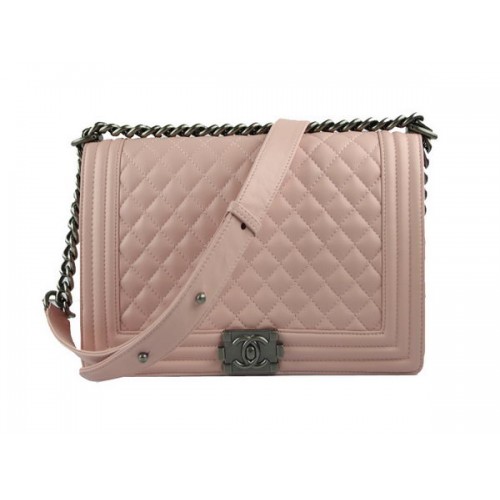 Chanel A67026 Pink Lammleder Leder Le Boy Umhängetasche
