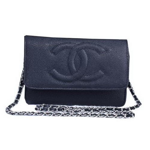 Chanel Cannage Muster Leder Umhängetasche A8892 Royal