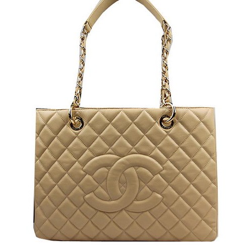 Chanel Classic Coco Bag Aprikose GST Kaviarleder A50995 Gold