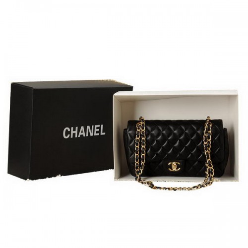 Chanel Classic Flap Bag 2.55 Series Original Leder CHA1112 Schwarz