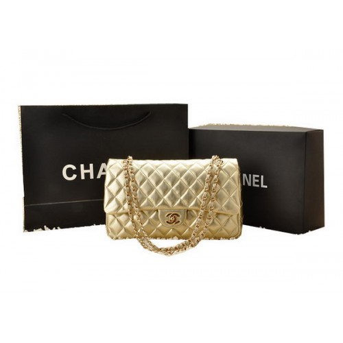 Chanel Classic Flap Bag 2.55 Serie Schafsleder CHA1112 Gold