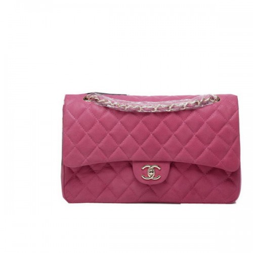 Chanel Classic Flap Bag Cannage Muster CHA1113 Pfirsich