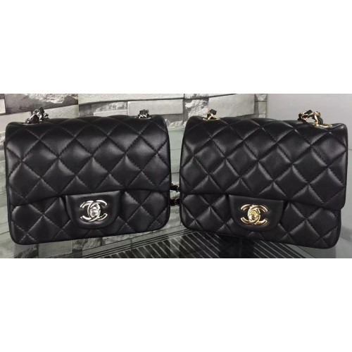 Chanel Classic Flap Bag Original Schafsleder A5171 Schwarz