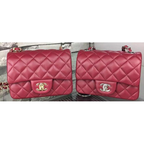 Chanel Classic Flap Bag Original Schafsleder A5171 Burgund