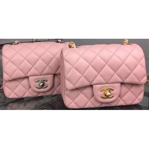 Chanel Classic Flap Bag Original Schafsleder A5171 Pink