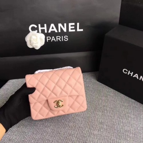 Chanel Classic Flap Bag Original Schafsleder 1115 Rotgoldkette