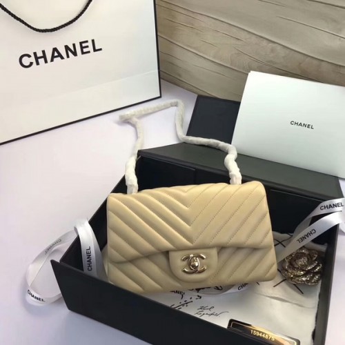 Chanel Classic Flap Bags Camel Original Schafsleder 1116 Gold
