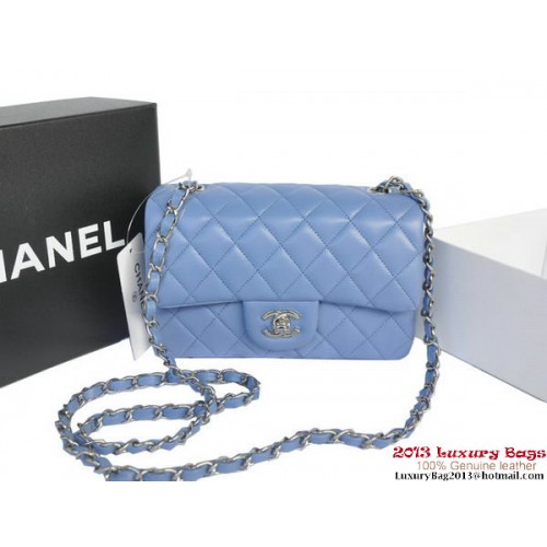 Chanel Classic Flap Bags Lavendel Original Schaffell Leder A1116 Silber