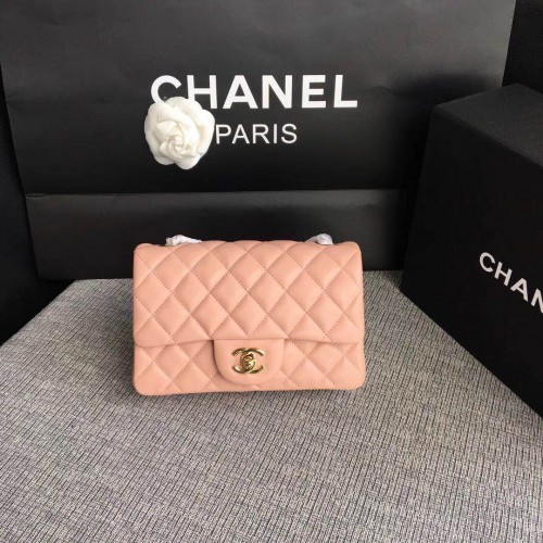Chanel Classic Flap Bags Rot Original Schafsleder 1116 rosa