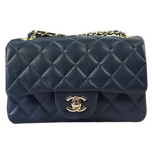 Chanel Classic MINI Flap Bag Royal Cannage Muster CF1119 Gold