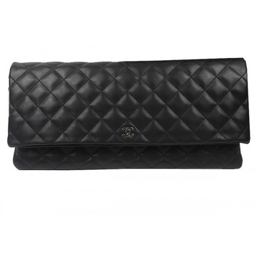 Chanel Clutch Original Schafsleder A82087 Schwarz