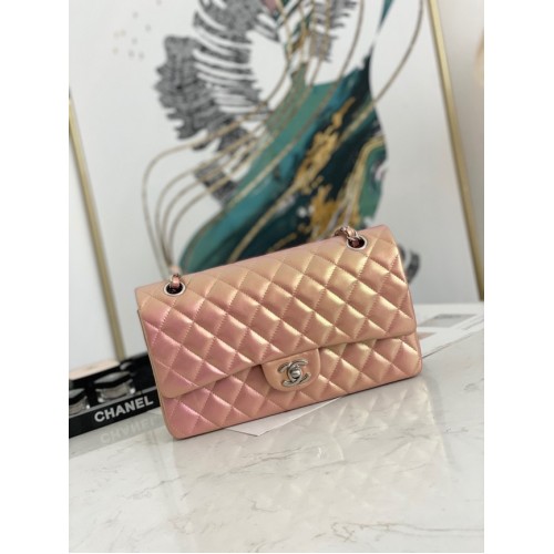 Chanel Flap Mirage Schultertasche aus Lammleder AS1112 rosa
