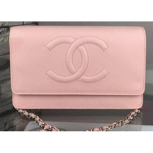 Chanel Flap Umhängetasche Cannage Muster A5373 Pink
