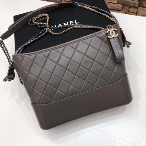 Chanel GABRIELLE Original Umhängetasche A93842 grau