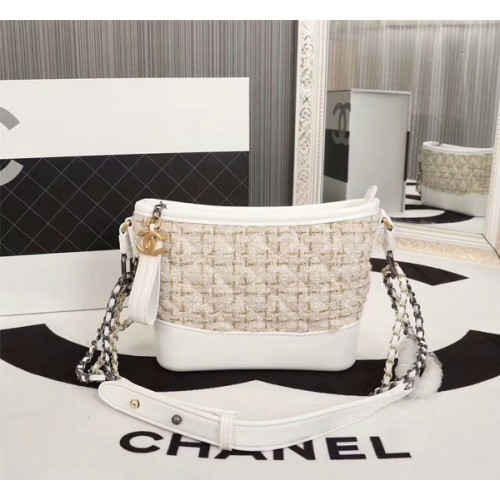 Chanel Gabrielle Mini Umhängetasche 8122 Weiß