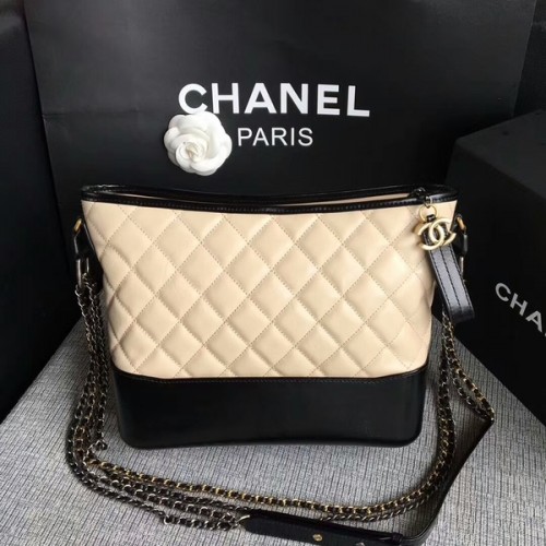 Chanel Gabrielle Umhängetasche Original Kalbsleder A93842 Kamel