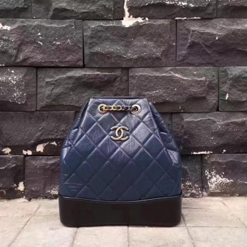 Chanel Hobo Bag Original Schafsleder A92994 Blau