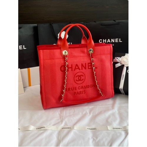 Chanel GROSSE EINKAUFSTASCHE A66941 rot