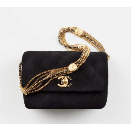 Chanel MINI FLAP BAG AS3378 schwarz