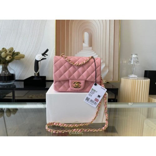 Chanel MINI Flap Bag Original Schafsleder 1115 rosa