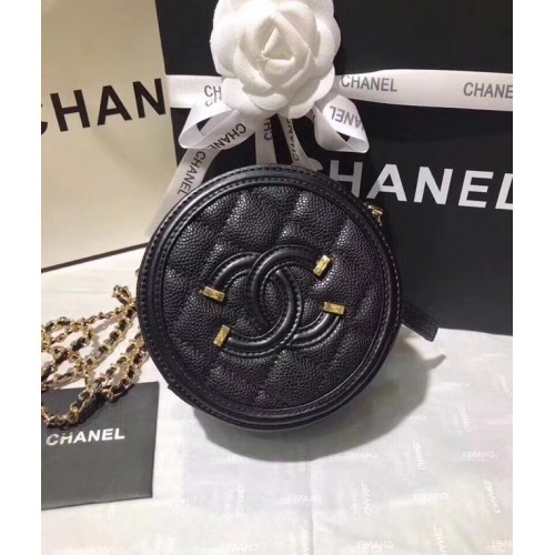 Chanel Original Clutch mit Kette A81599 schwarz