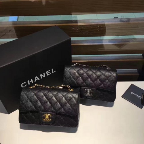 Chanel Original Lather Flap Bag 1116 schwarz