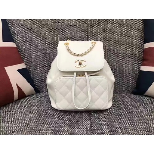 Chanel Original Lederrucksack CHA2590 Weiß