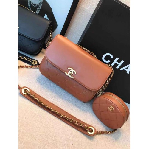 Chanel Original Ledertasche C5787 Braun