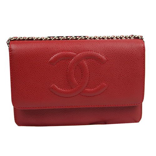 Chanel Original Leder Mini Flap Bags A48654 Rot