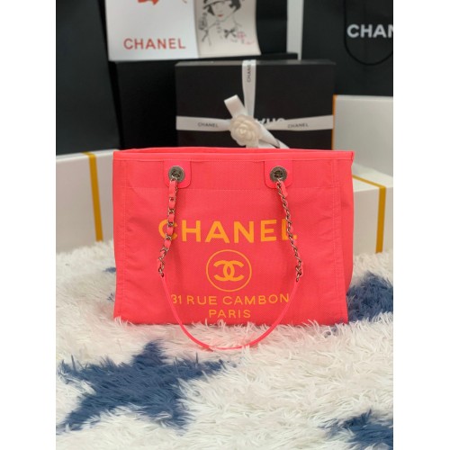 Chanel Original Mittlere Einkaufstasche 67001 Rosa