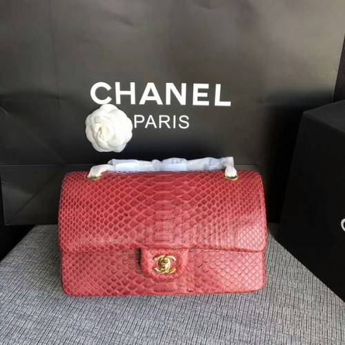 Chanel Original Schultertasche aus Pythonleder CF1112CA
