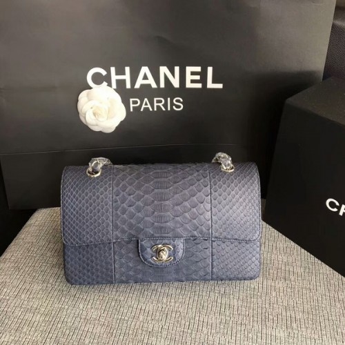 Chanel Original Schultertasche aus Pythonleder CF1112C