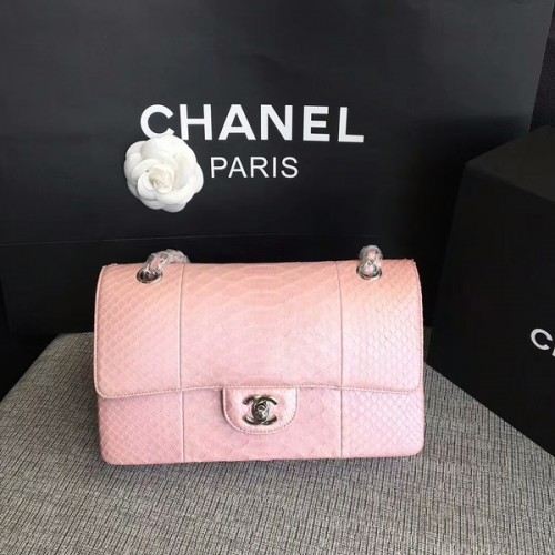 Chanel Original Schultertasche aus Pythonleder CF1112E