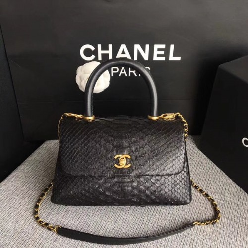 Chanel Original Tragetasche aus Pythonleder 8119A