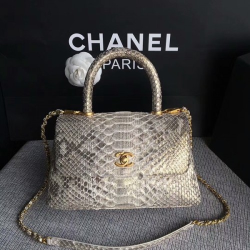 Chanel Original Tragetasche aus Pythonleder 8119G