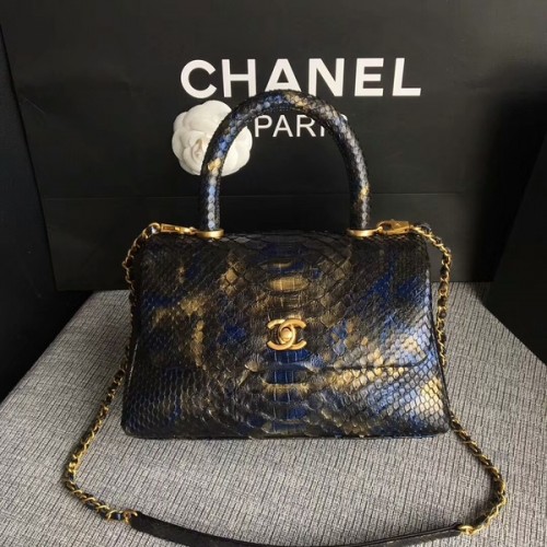 Chanel Original Tragetasche aus Pythonleder 8119J