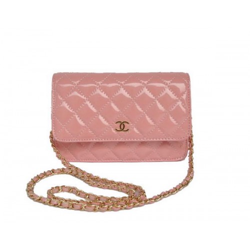 Chanel Lackleder Flap Bag A33814 Rotgold