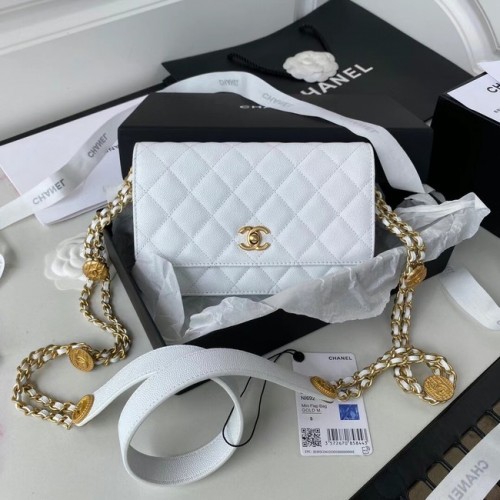 Chanel KLEINE FLAP BAG AP2840 weiß