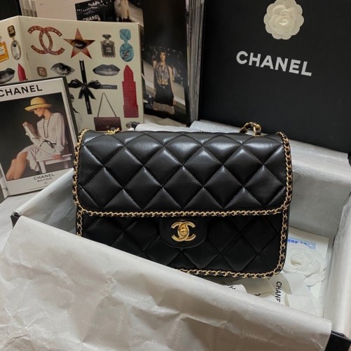 Chanel KLEINE FLAP BAG AS1672 schwarz