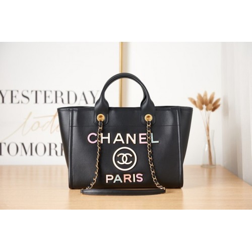 Chanel KLEINE EINKAUFSTASCHE AS3257 schwarz