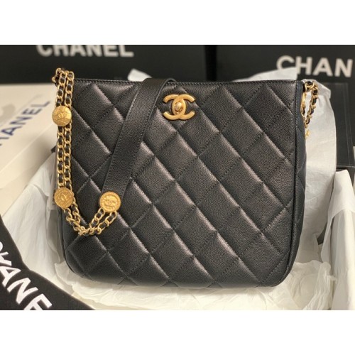Chanel KLEINE EINKAUFSTASCHE AS3400 schwarz