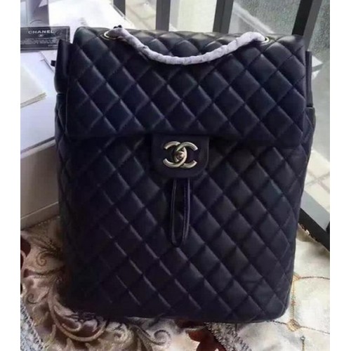 Chanel Schaffell-Leder-Rucksack A91121 Royal